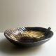 Stylised and signed glazed ceramic salad bowl, France circa 1970.