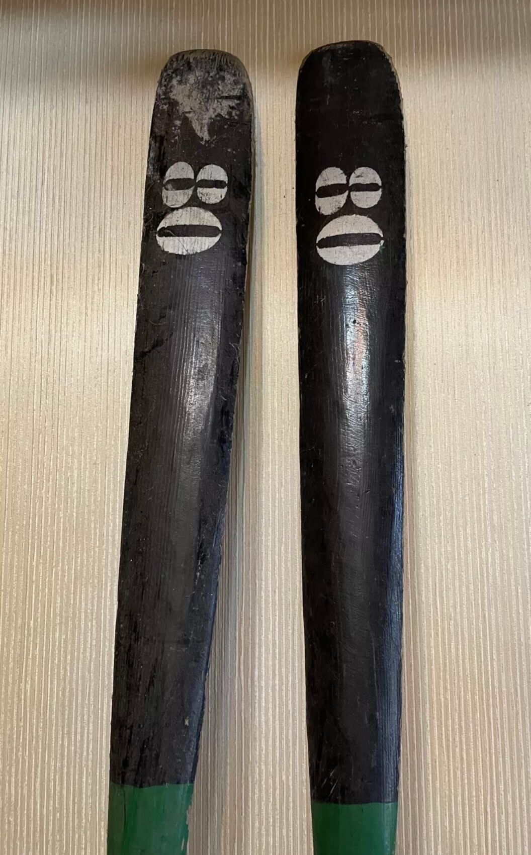 Old wooden paddles