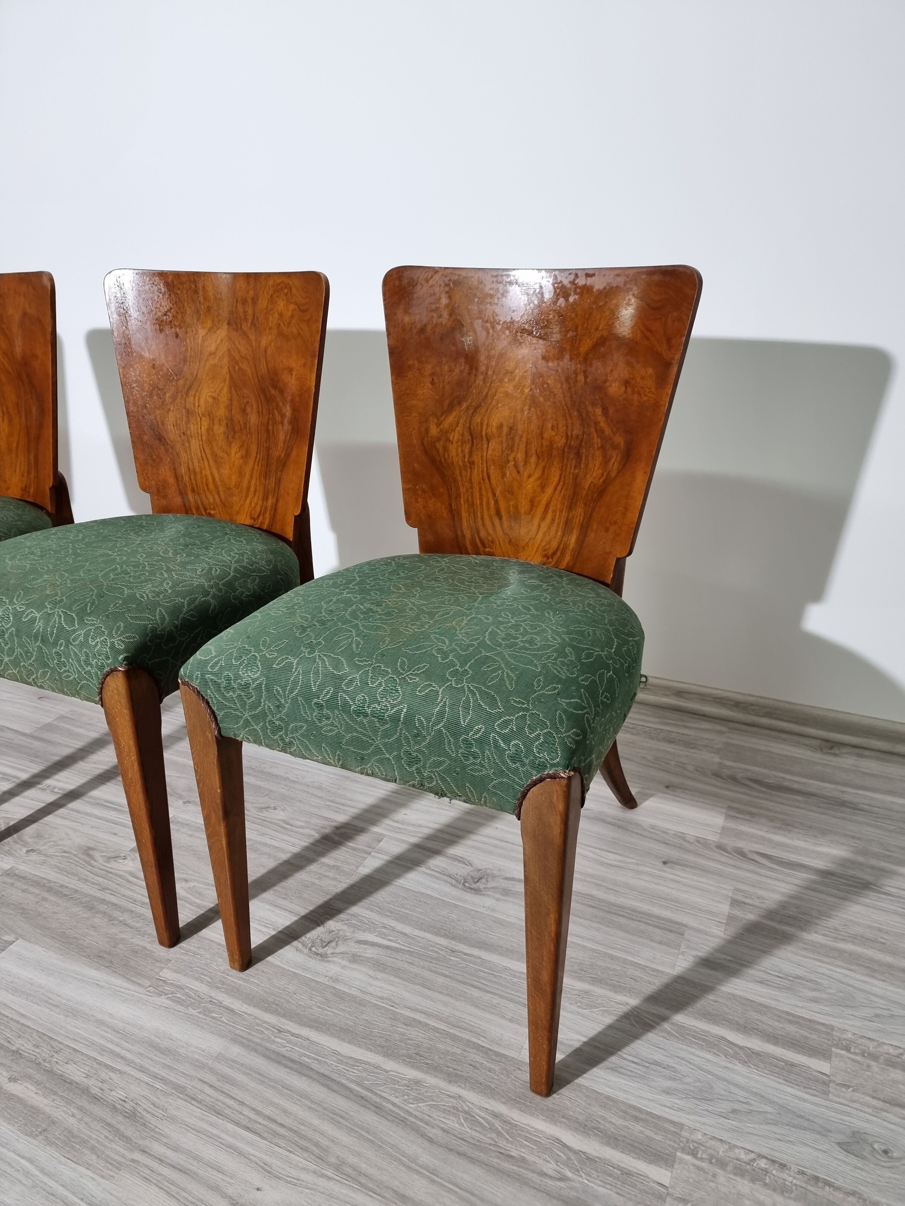 Dining chairs by Jindrich Halabala