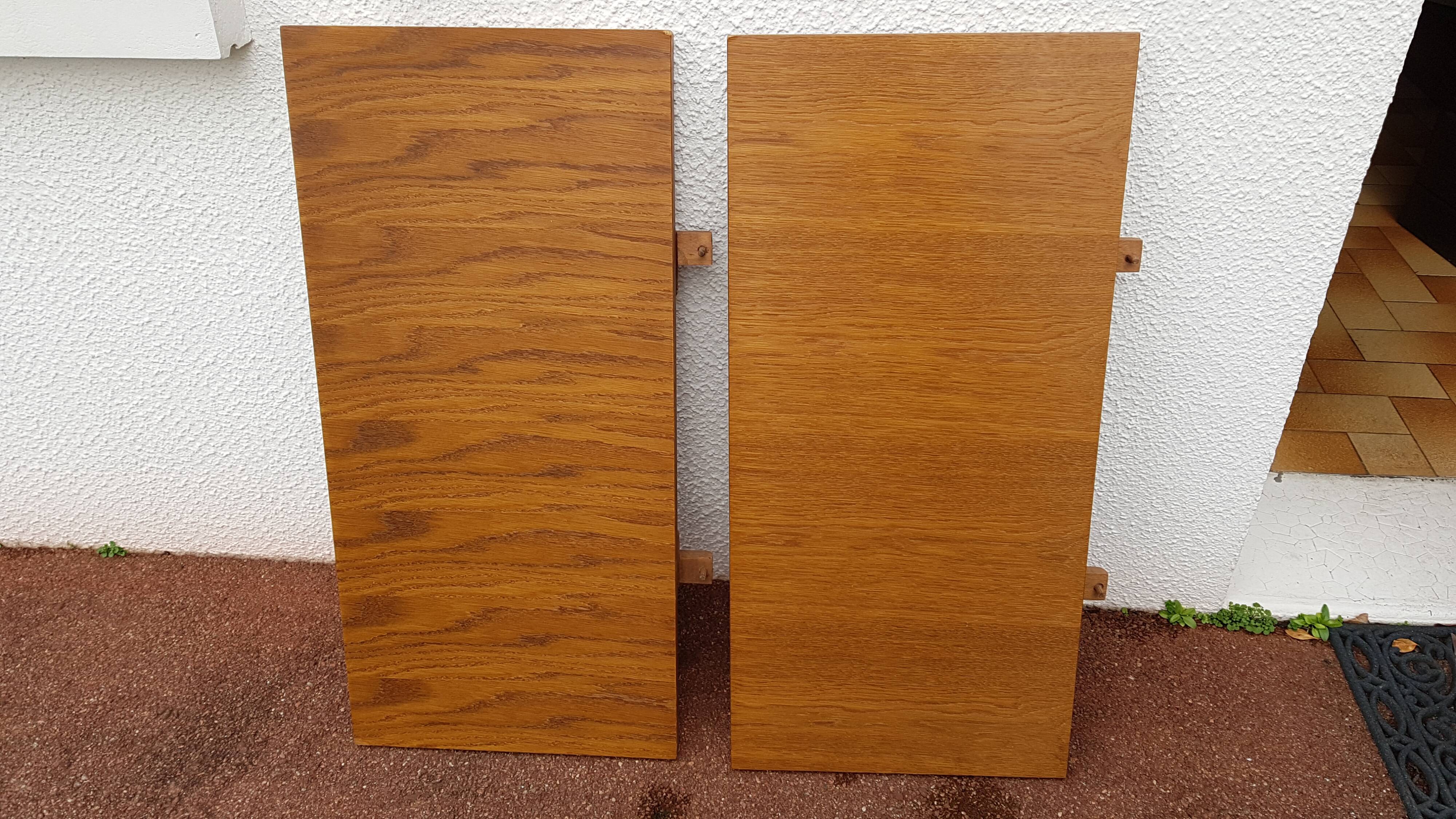 Rectangular oak farm table