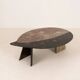 Sculptural Postmodern Marble Coffee Table