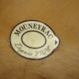 Olive wood fruit cup Marked Jean paul Brain Vallauris