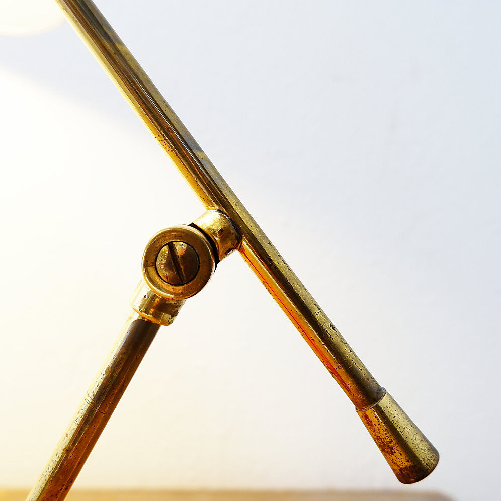 Large Italian metal table lamp in Mid-Century Modern style - 1950s