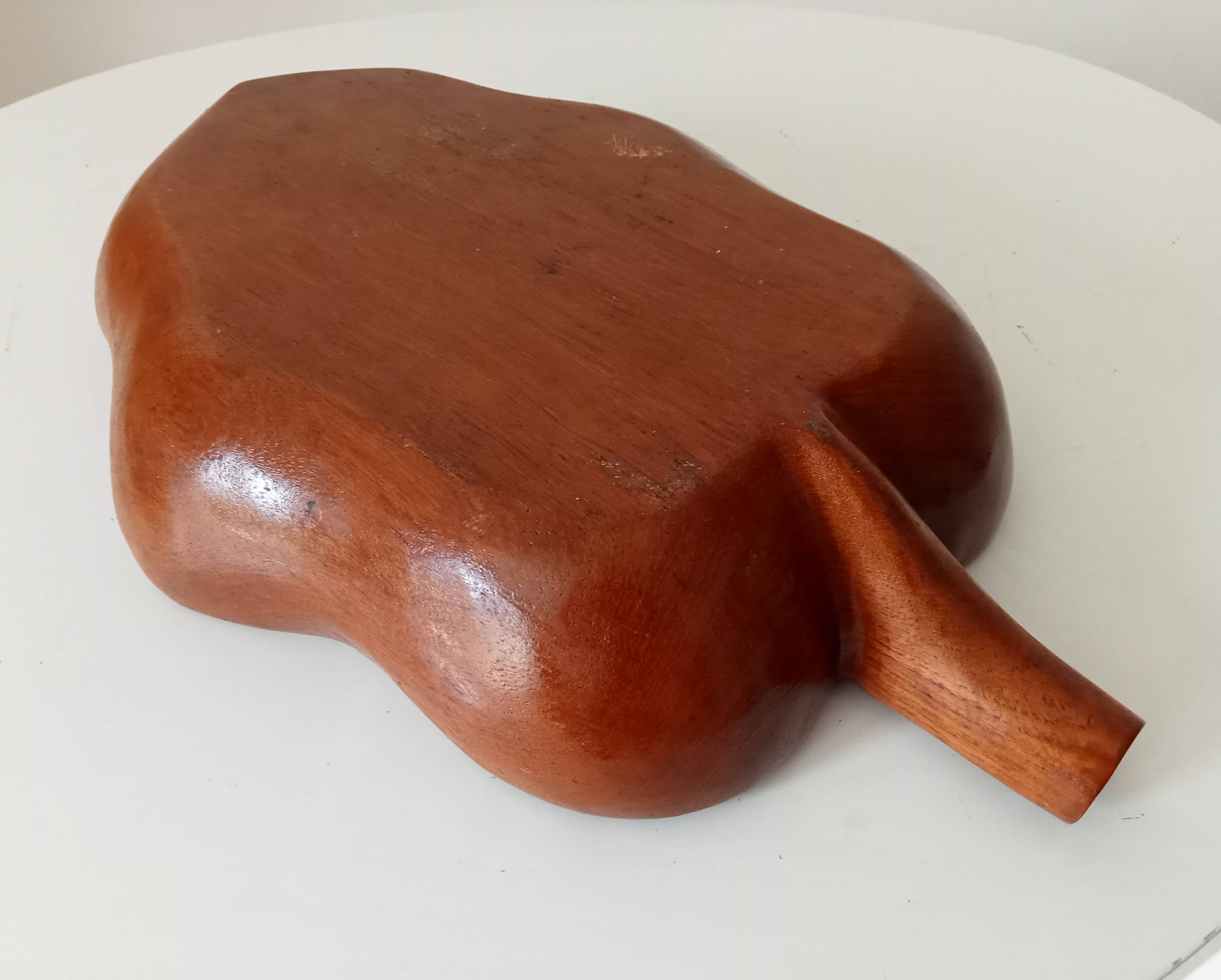 Vintage teak sideboard in 1960s Scandinavian style.