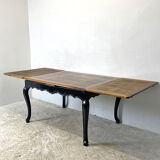 Dining table louis XV style solid wood
