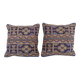 Set of 2 vintage Turkish cushion covers 51x51 cm