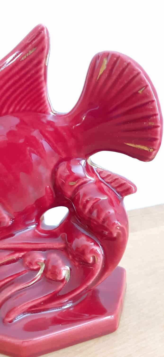 Art deco ceramic fish