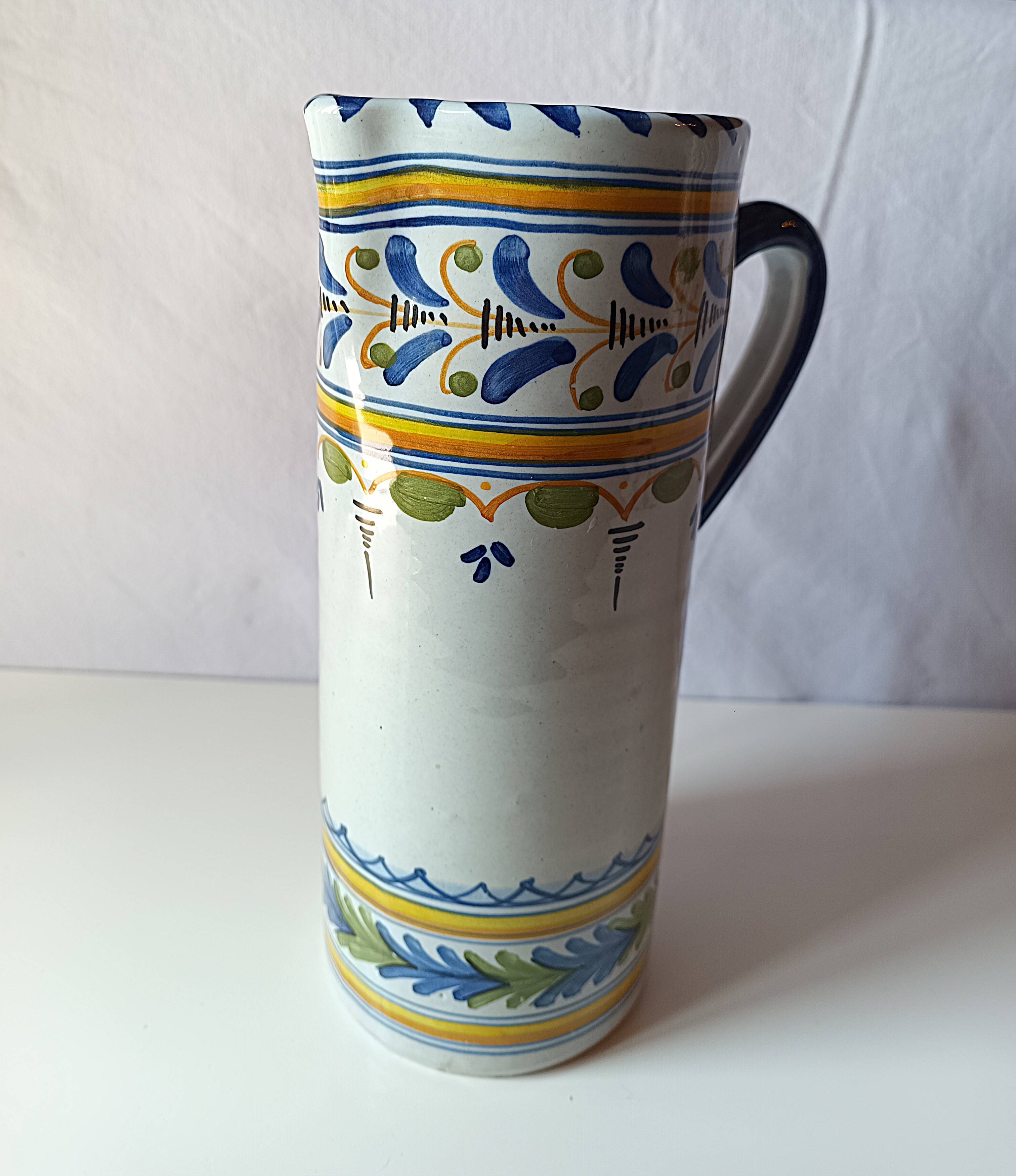 Talavera ceramic pitcher set