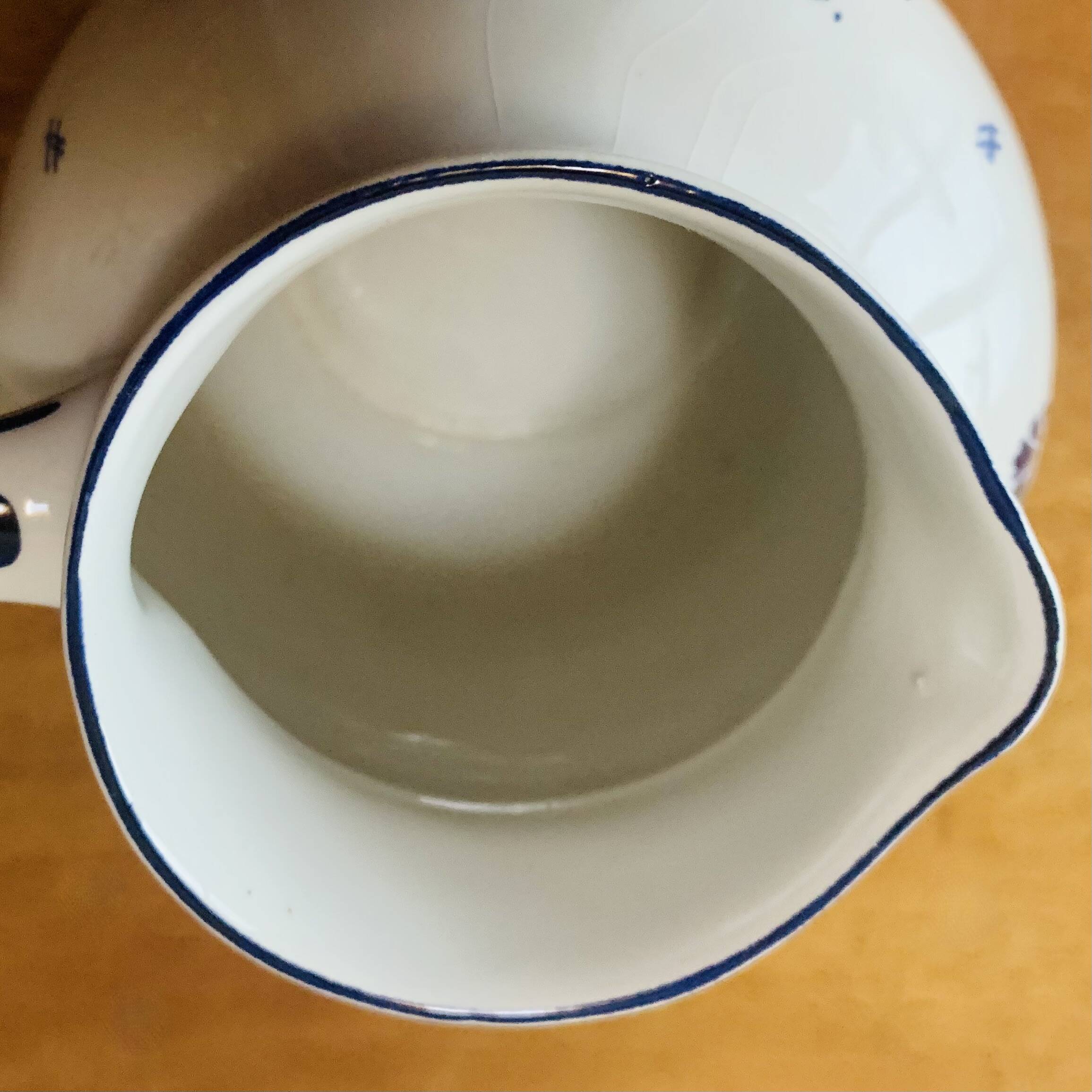 Vintage Delft Blue pitcher or jug - earthenware Made in Holland