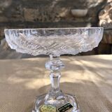 Compotier  Coupelle en cristal sur pied