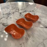 Set of 3 orange ramekins ASA