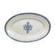 Plat de service ovale