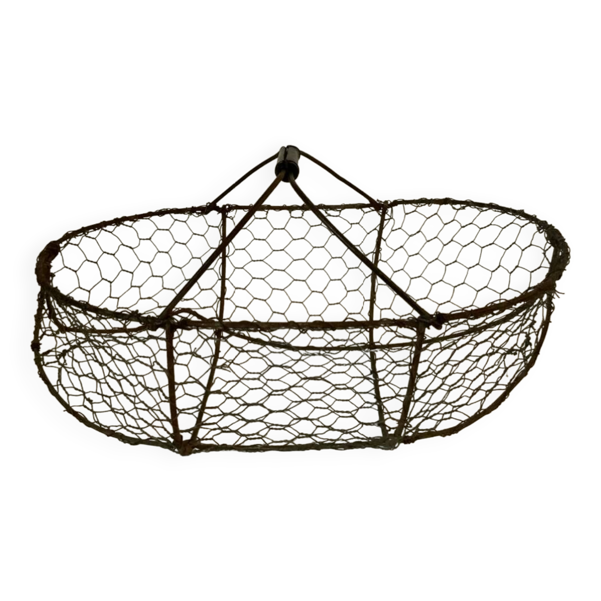 Vintage metal basket