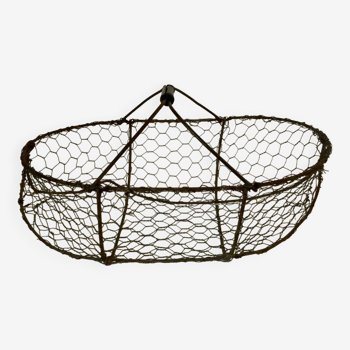Vintage metal basket