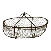Vintage metal basket