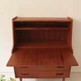 Vintage Danish teak secretary, Tibergaard by Gunnar Nielssen