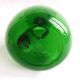 Pichet fiole de chimie en verre vert