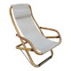 Vintage bamboo deck chair armchair 1950s Italy