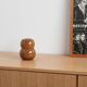 Caramel glass vase, Danish design, 1960s, made in Denmark