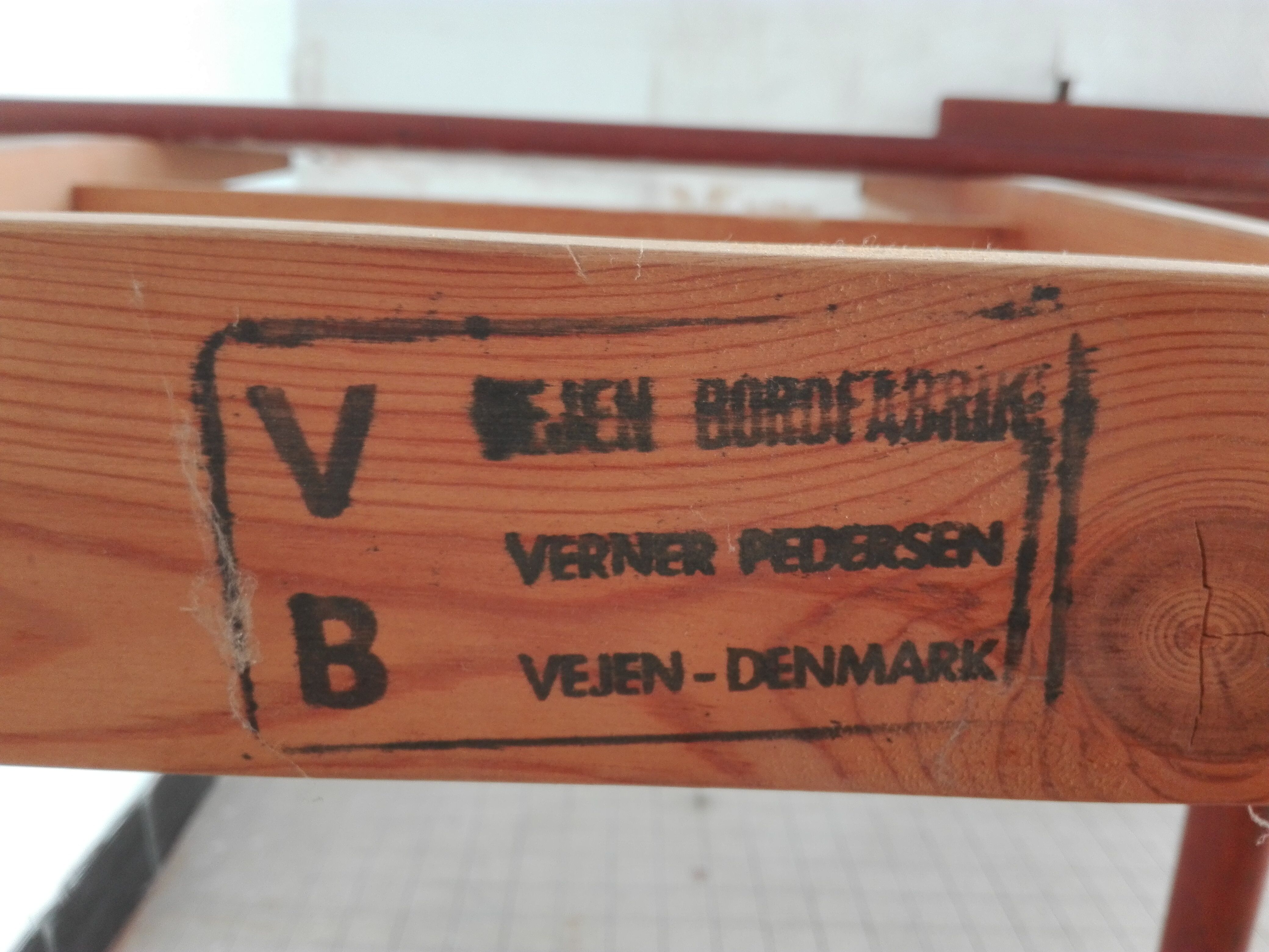 Verner Pedersen table