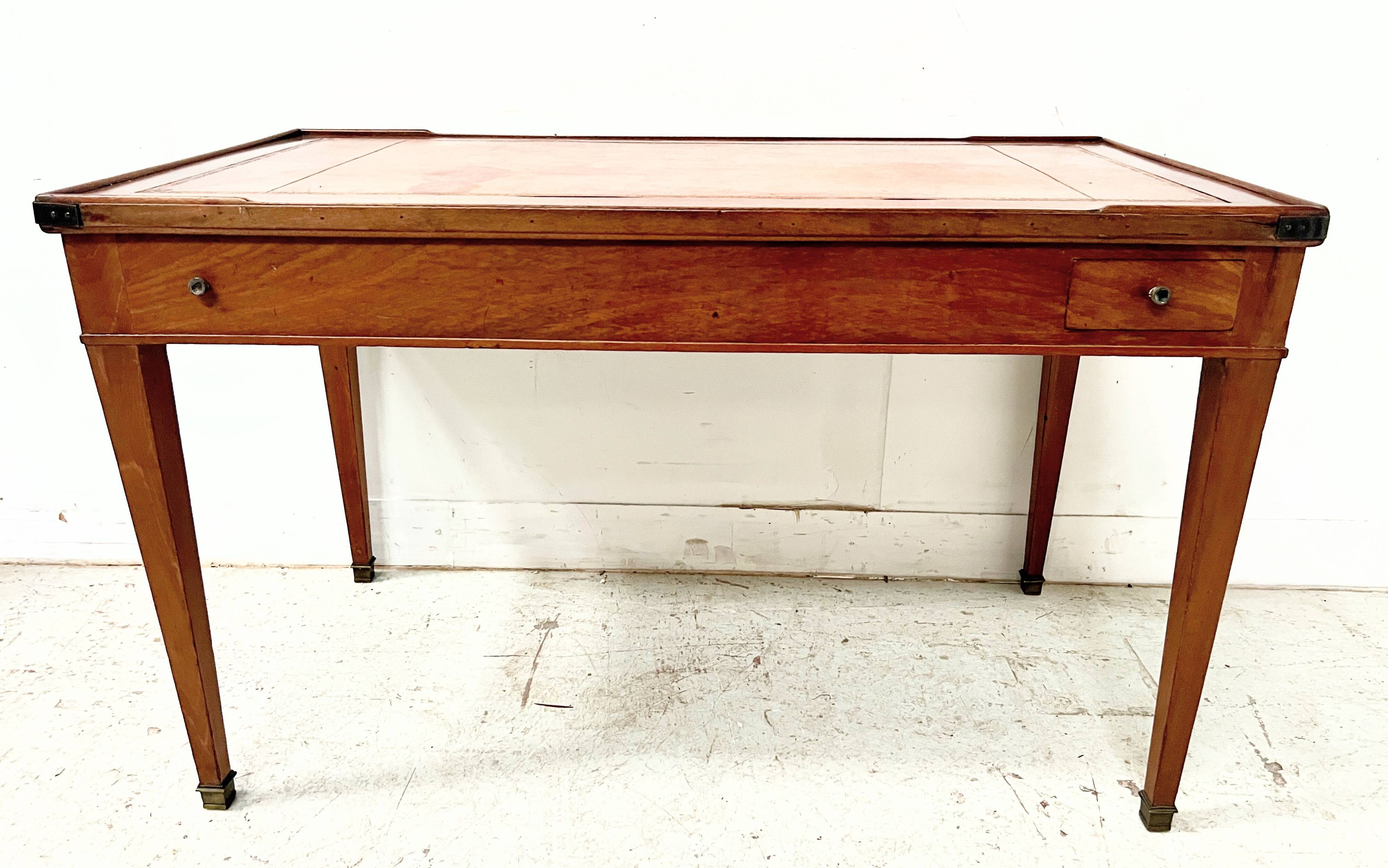 Louis XVI period "Tric Trac" gaming table in 18th century mahogany.