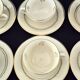 Set of 8 cups and saucers in Gien earthenware, model Valence A040.