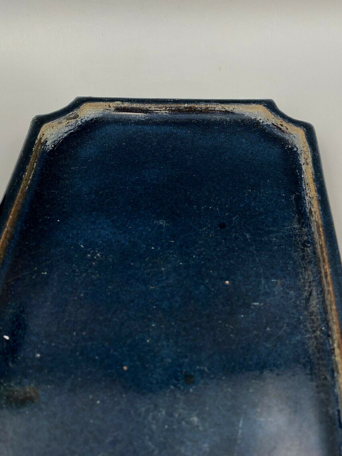 THEIERE VINTAGE PITCHER 1960 BLUE ZOOMORPH SIGNATURE TO IDENTIFY