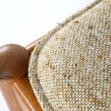 Mid century teak danish footstool domino mobler