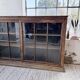 Enfilade meuble de métier XXL portes vitrées