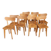 Set of 10 bistro chairs