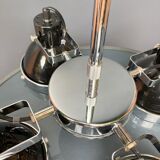 Suspension with 4 lamps of adjustable light indus