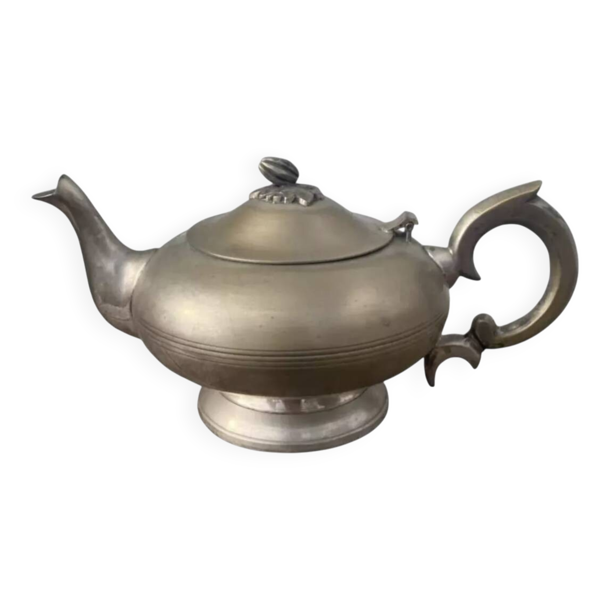 English silver-plated teapot