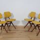 Chaises de Salle à Manger Mid-Century en Teck par Louis van Teefelen pour Wébé, Pays-Bas, 1950s, Set de 4