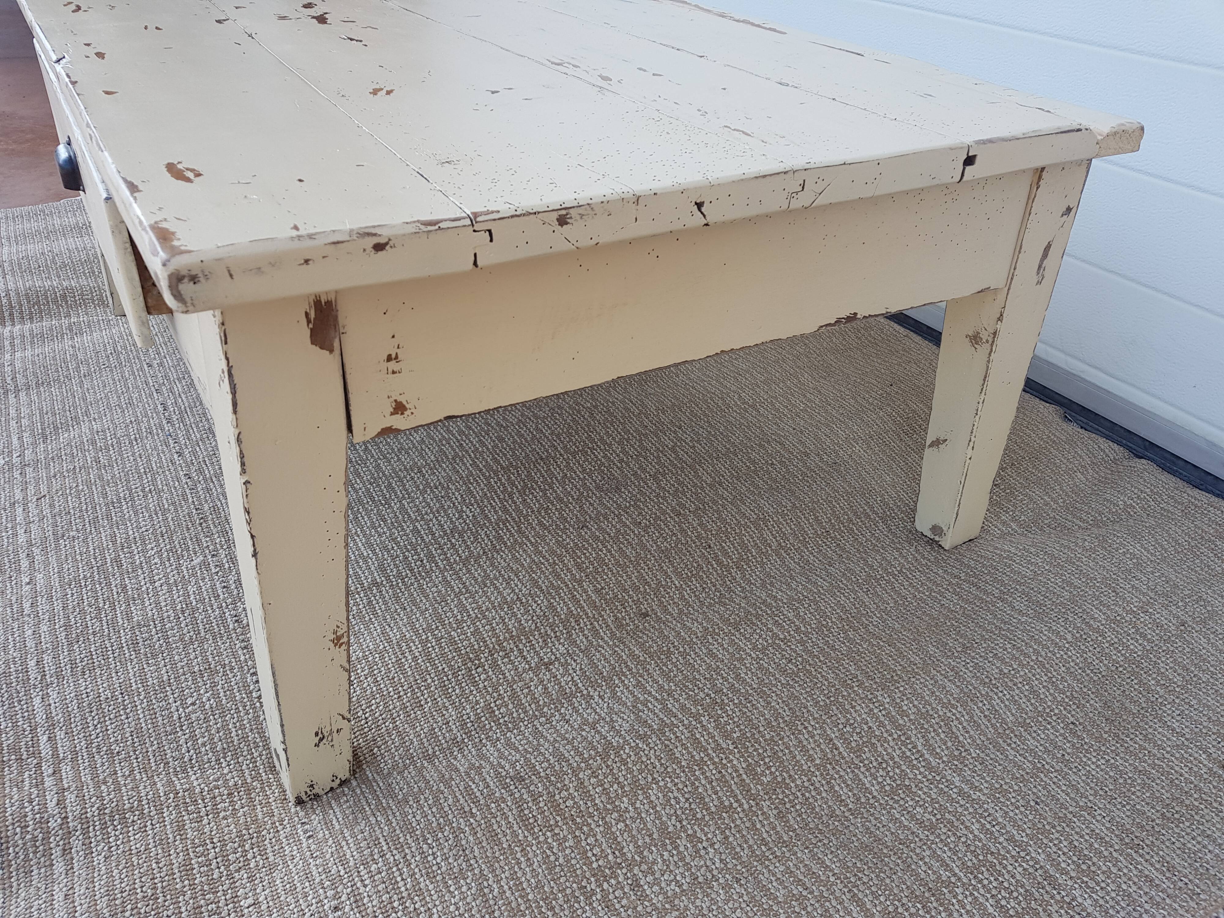 Vintage old coffee table early 20th s