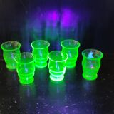 6 glasses of uralegrass liqueur