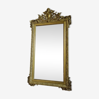 Old mirror nineteenth century gilded