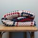 Plaid vintage crochet