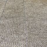 Tapis fait main en fibre naturelle de feuille de palmier fique tricoté