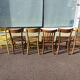 Lot de 6 chaises en bois de bistrot