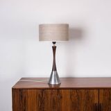 Lampe à poser Suédoise en Aluminium, Palissandre et Bakélite par Bergboms 1960.