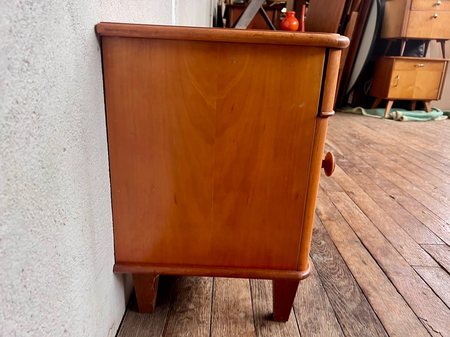 Deux table de nuit chevet bout de canapé vintage