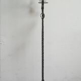 Wrought iron floor lamp with 5 light arms, 1940
