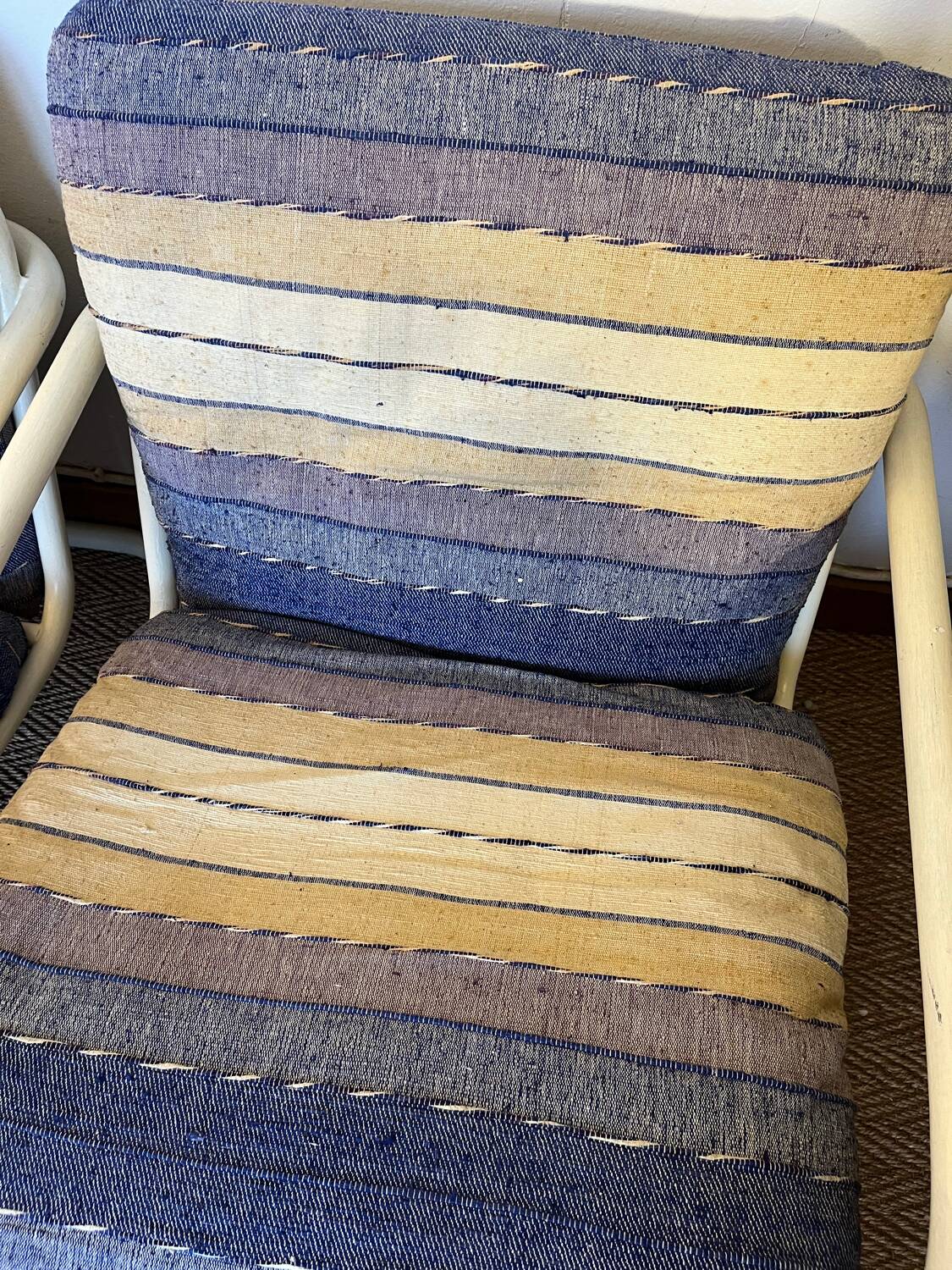 Pair of vintage 70s armchairs by Marc Berthier for Prisunic