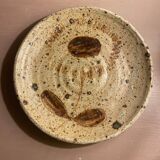Pyrite stoneware plates