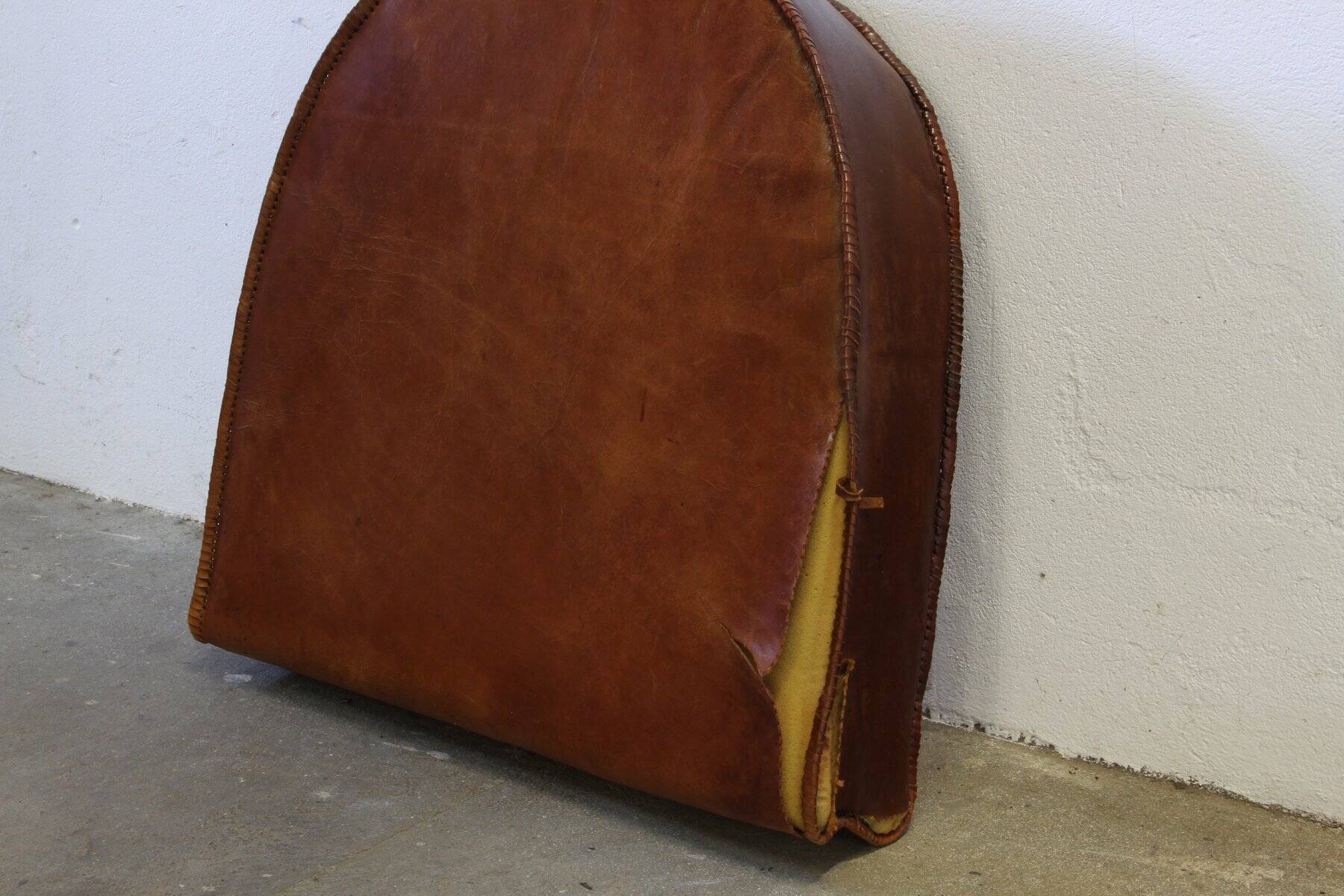 Set of vintage club chairs in leather, 1920s