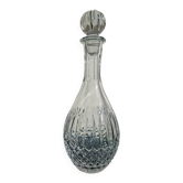 Vintage cut crystal wine carafe - artisan de lorraine