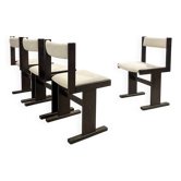 Ensemble de 4 chaises de salle à manger danoise moderne par Poul H. Poulsen pour Gangso Møbler,