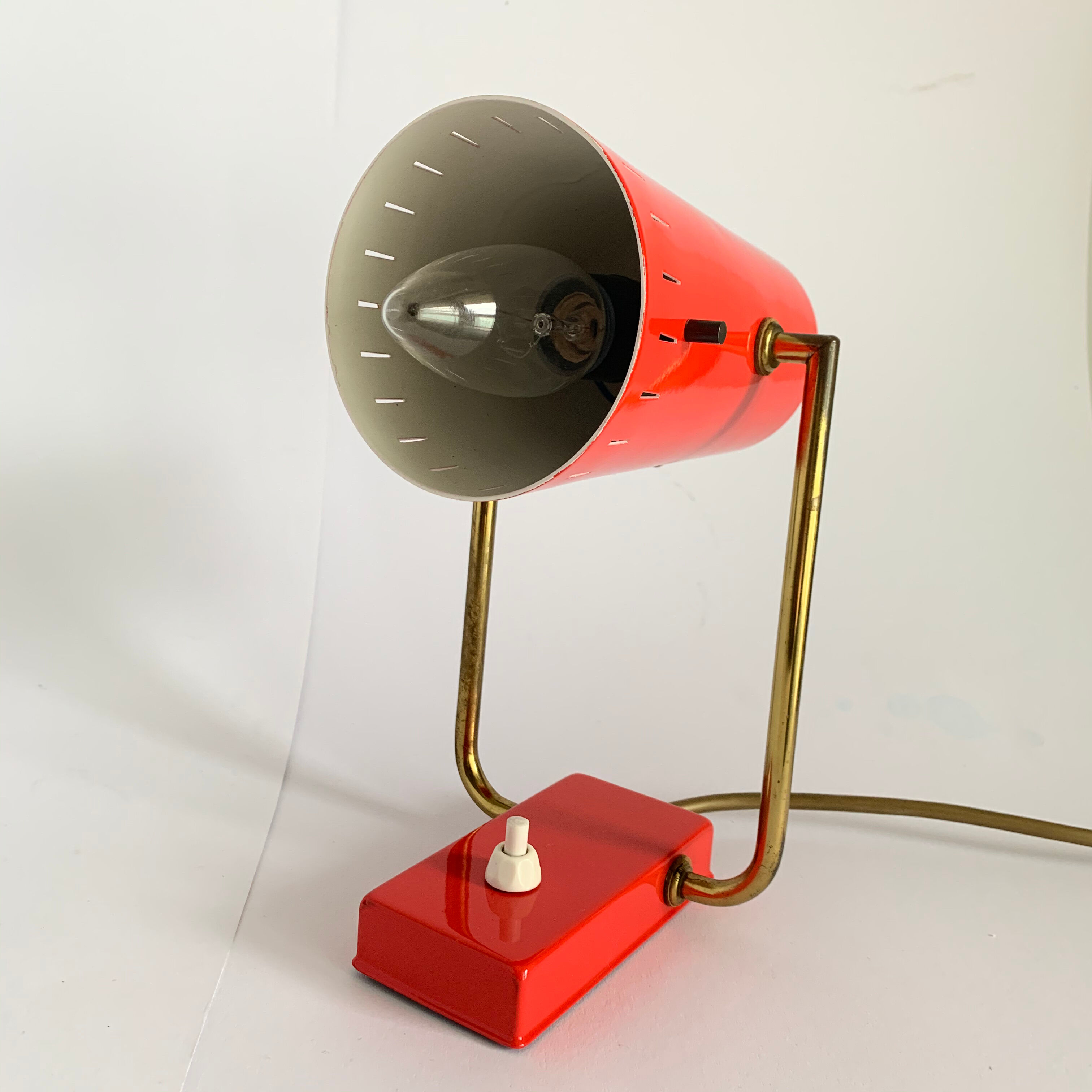 Vintage Bedside Lamp, 1970s