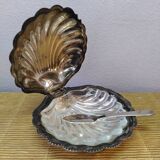 Old scallop shell butter dish