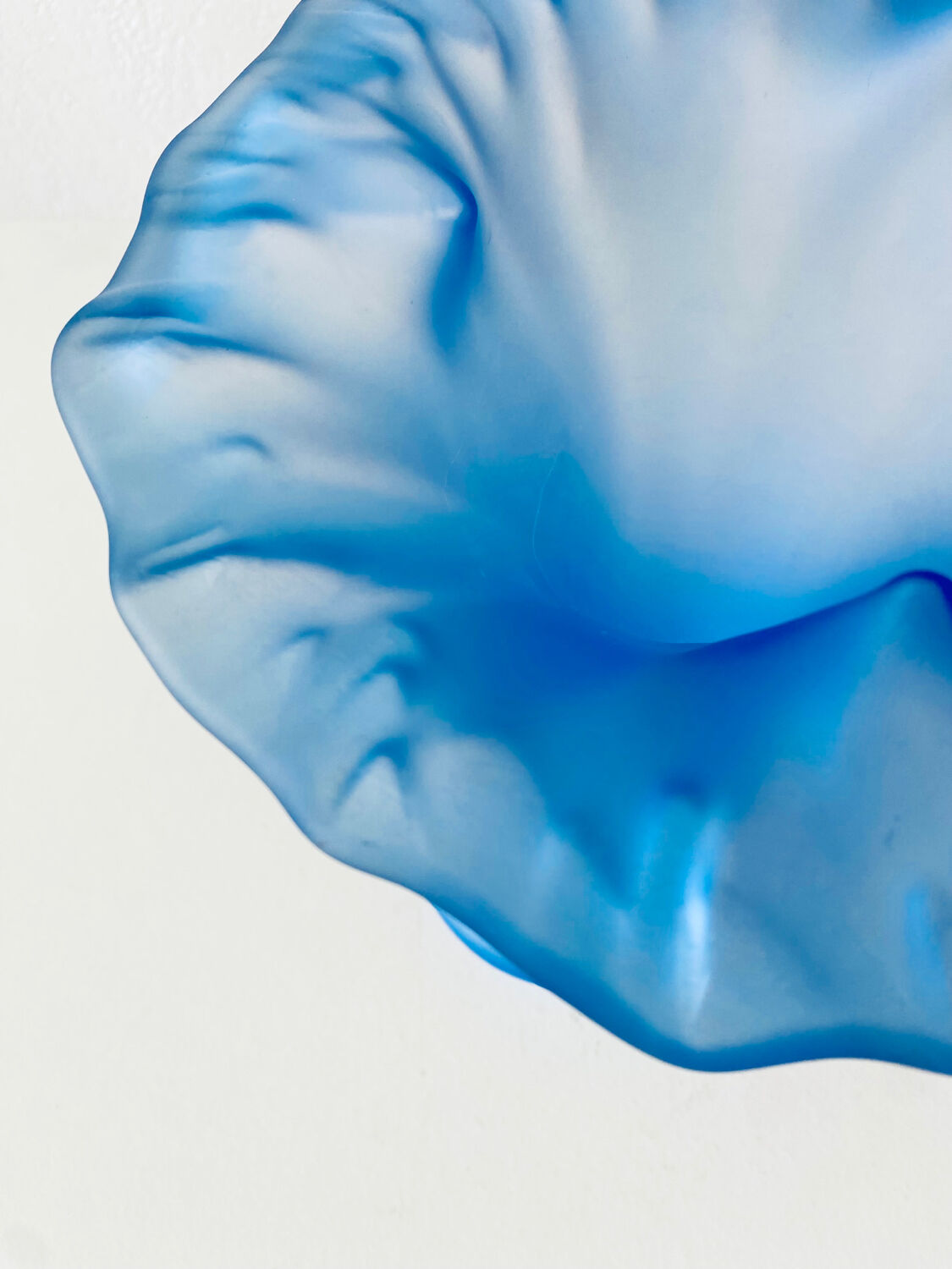 Large tulip vase or corolla in Murano glass